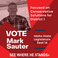 A committed, solution-oriented conservative, Idaho Rep. Mark Sauter is seeking re-election to fight for you and our Idaho values. Click to see what he stands for»